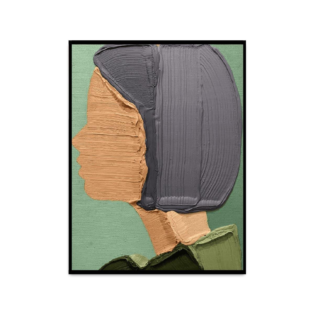 Gizemli Yüz 3D Yoğun Yağlı Boya Dokulu Tablo3D Yoğun Yağlı Boya TablolarTablolife