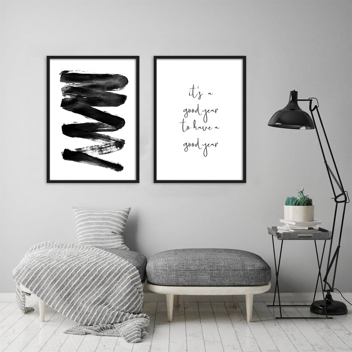 Good Year Çerçeveli Poster SetiPosterlerTablolife.com
