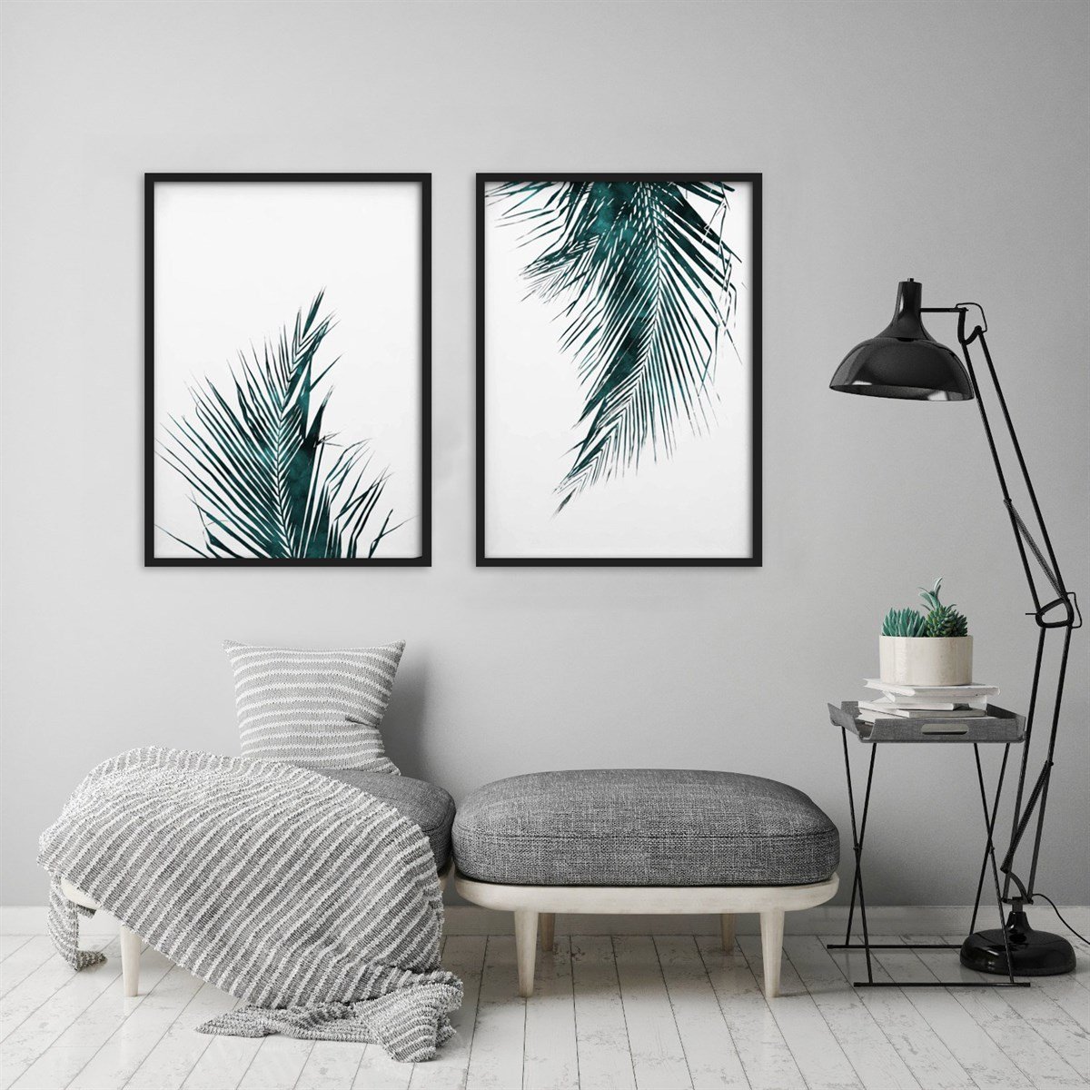 Green Çerçeveli Poster SetiPosterlerTablolife.com