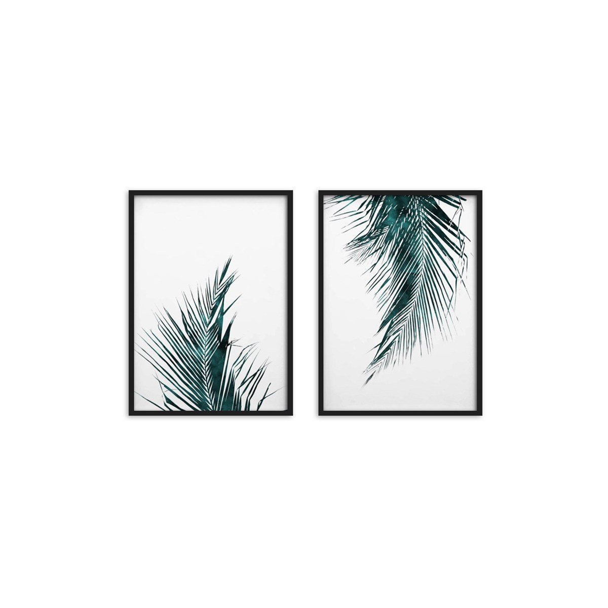 Green Çerçeveli Poster SetiPosterlerTablolife.com