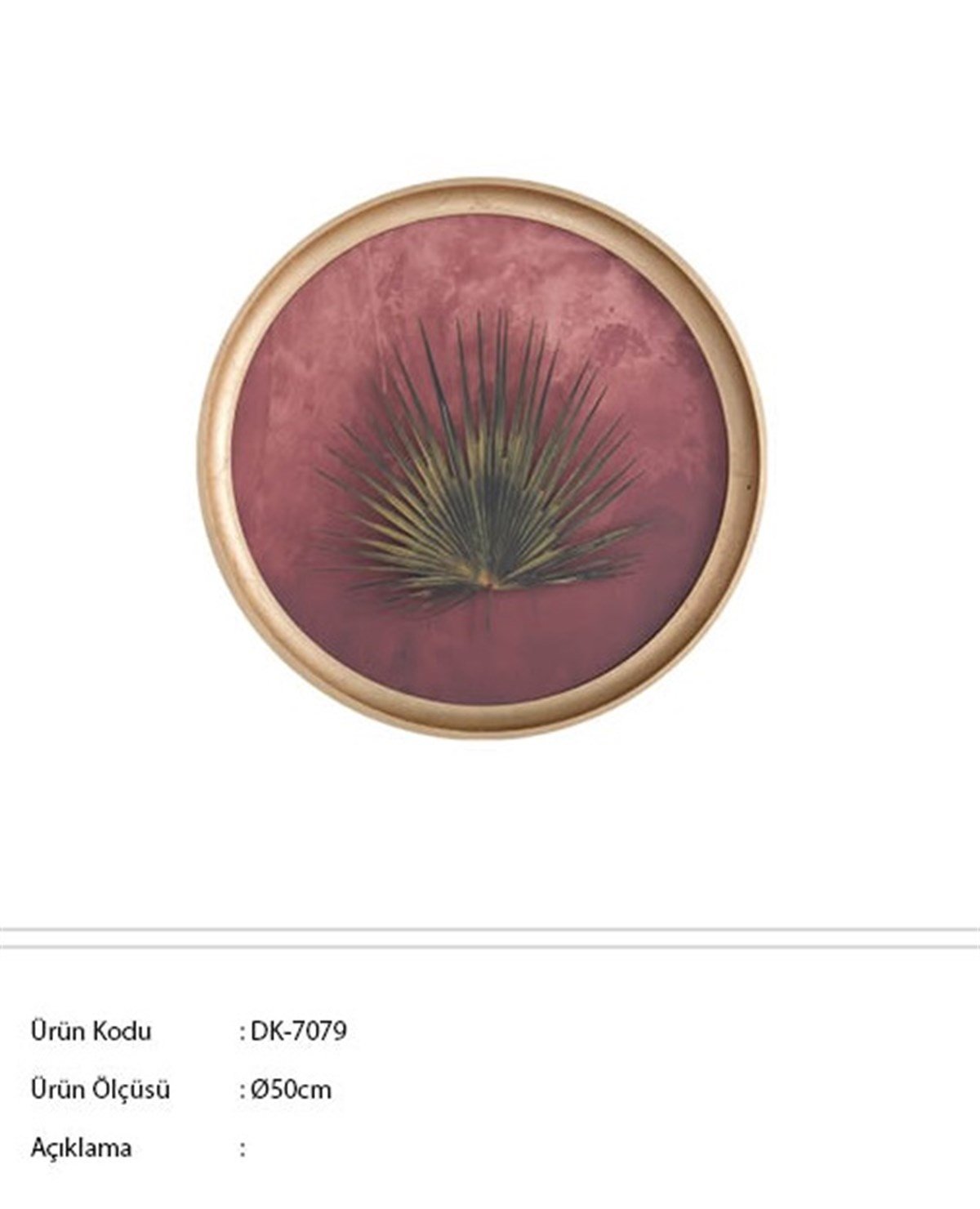 Gül Kurusu - Cam Üzeri İşlemeli Tablo