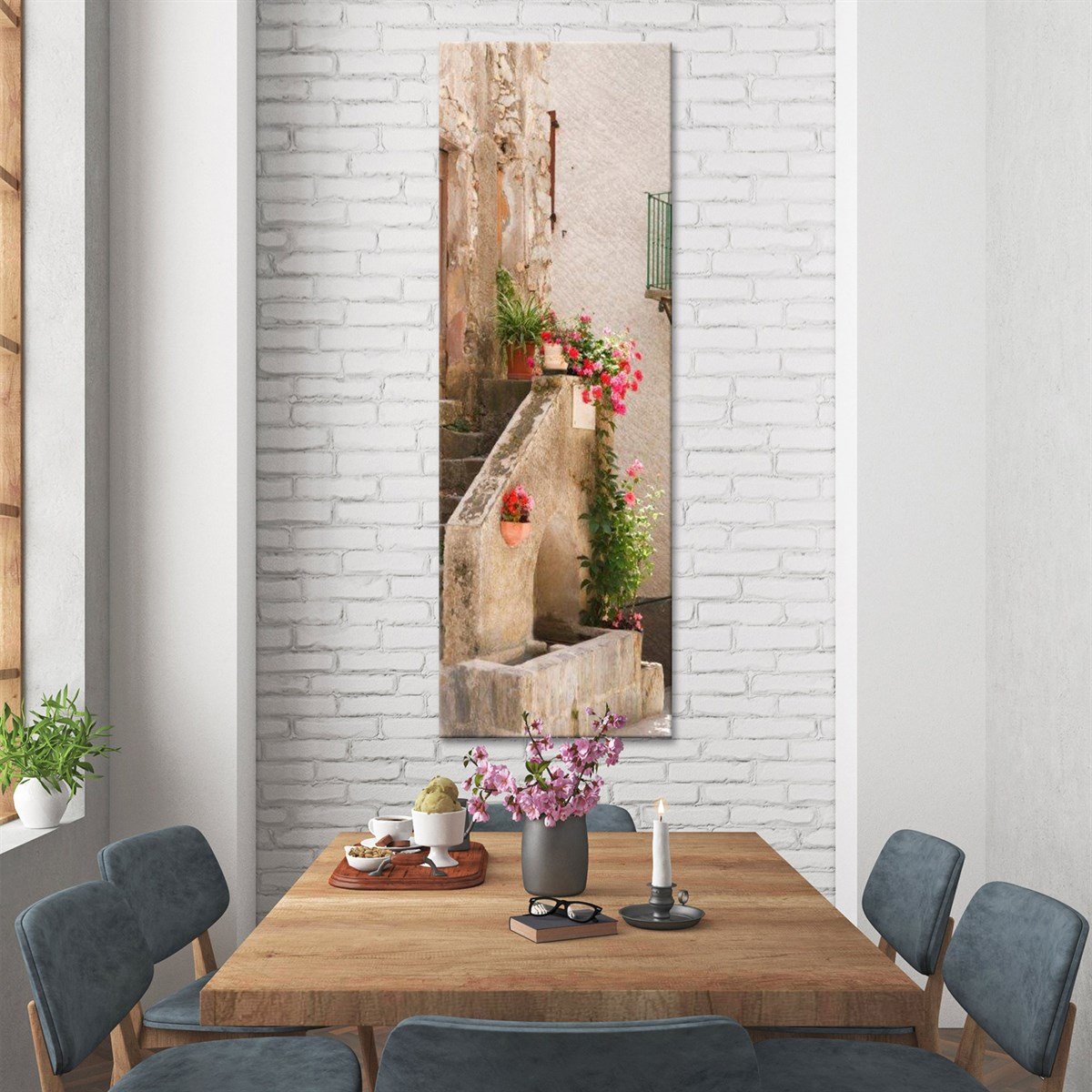 Huzura Açılan Avlu Kanvas TabloManzaraTablolife.com