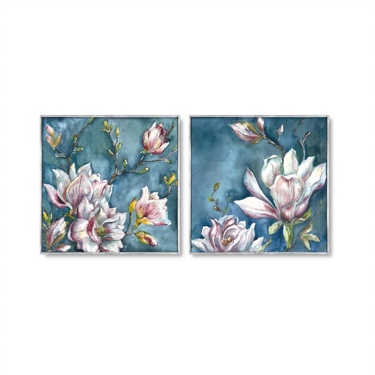 İlkbahar Çiçekleri - Yağlı Boya Dokulu TabloYağlı Boya Dokulu Soyut TablolarTablolife.com