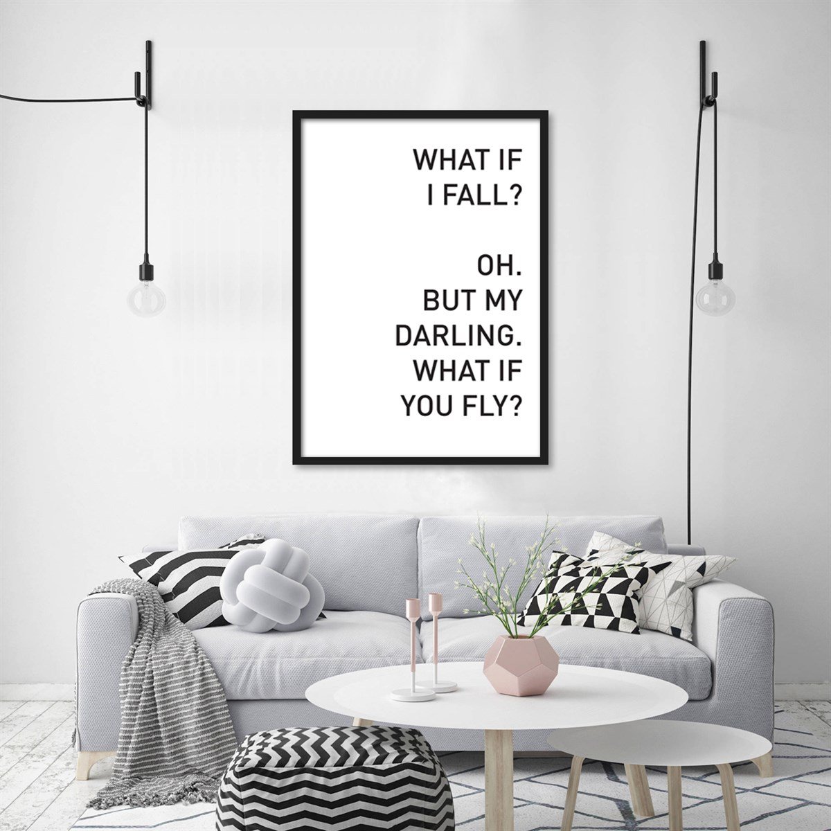 İnterrogatory Çerçeveli PosterPosterlerTablolife.com