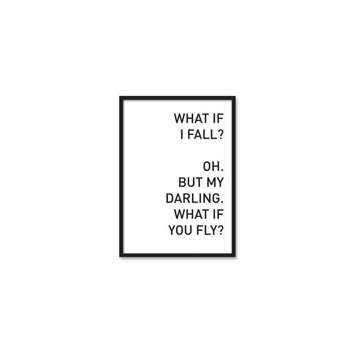 İnterrogatory Çerçeveli PosterPosterlerTablolife.com