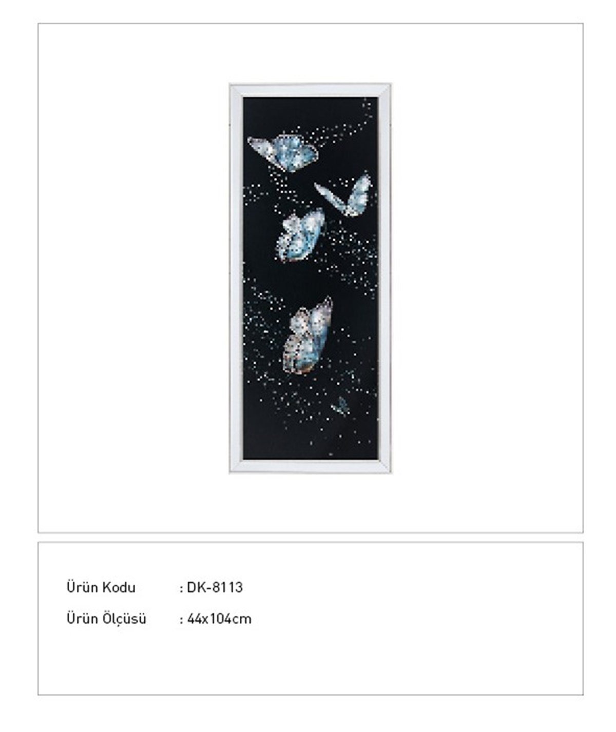 Işıltı - Cam Üzeri Taş İşleme Tablo