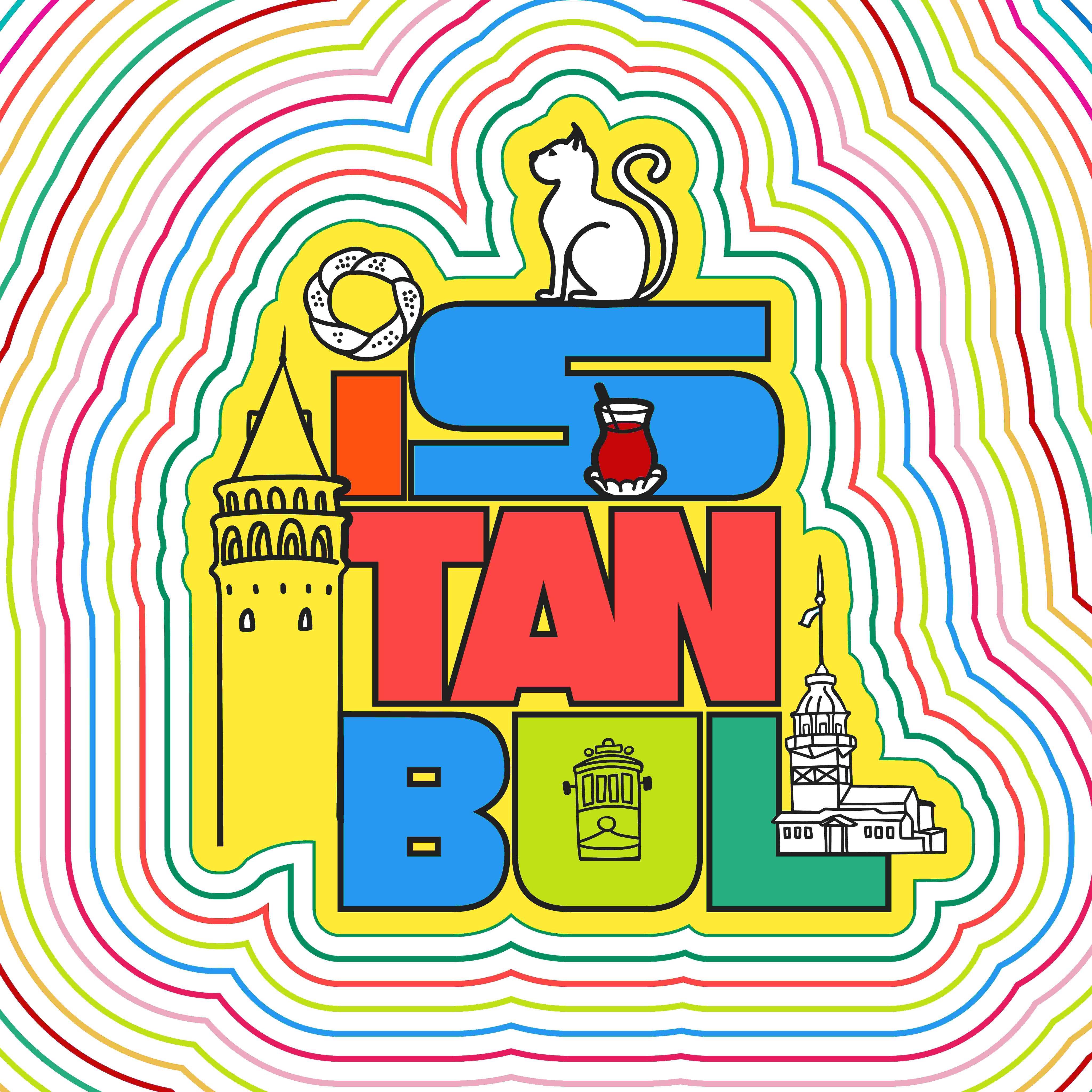 İstanbul İllüstrasyon Kanvas TabloİstanbulTablolife