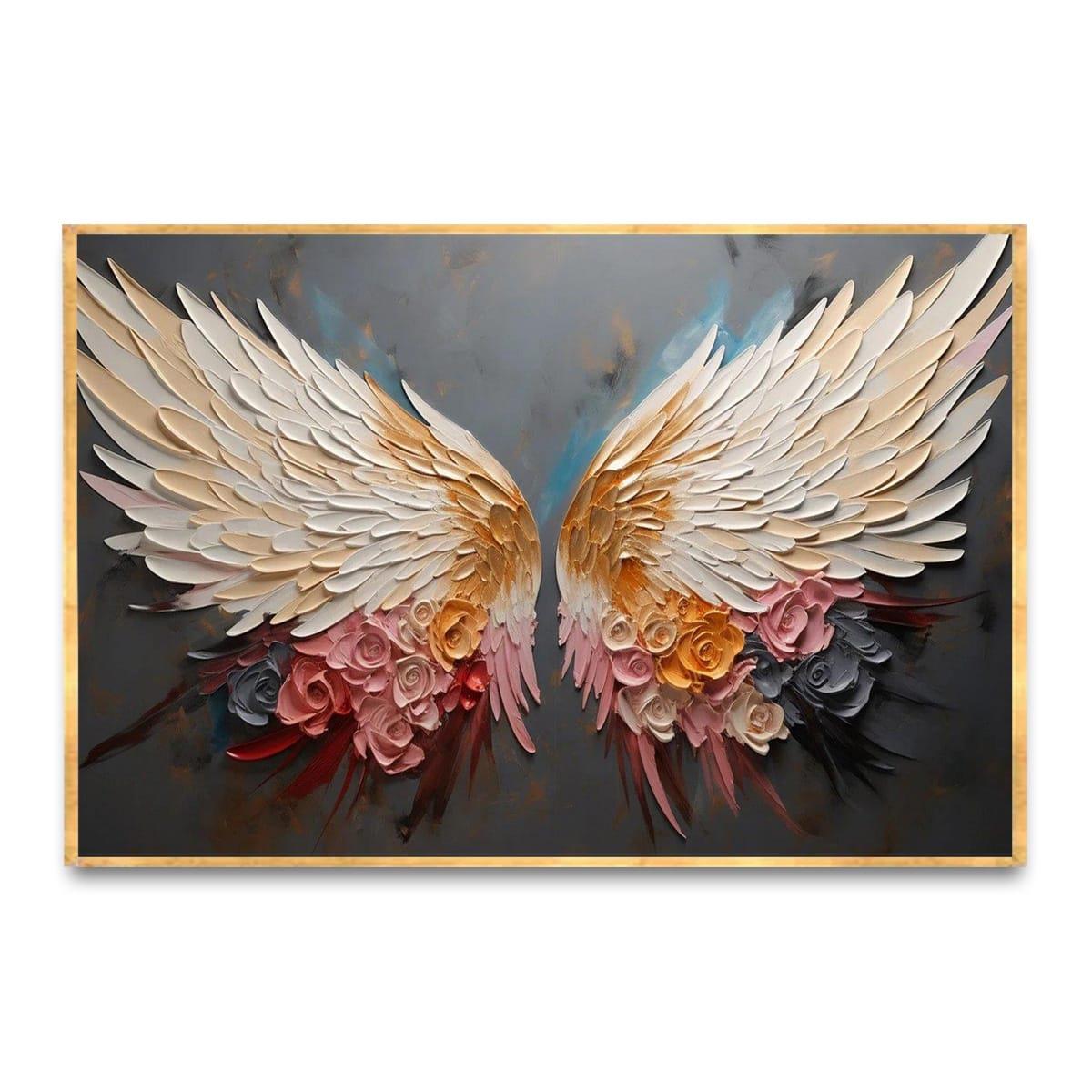 Kanatlar 2 3D Yağlı Boya Tablo3D Yoğun Yağlı Boya TablolarTablolife