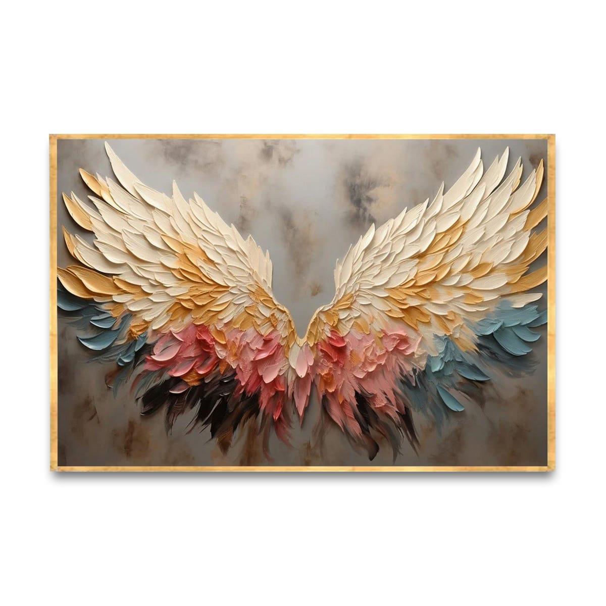 Kanatlar 3D Yağlı Boya Tablo3D Yoğun Yağlı Boya TablolarTablolife