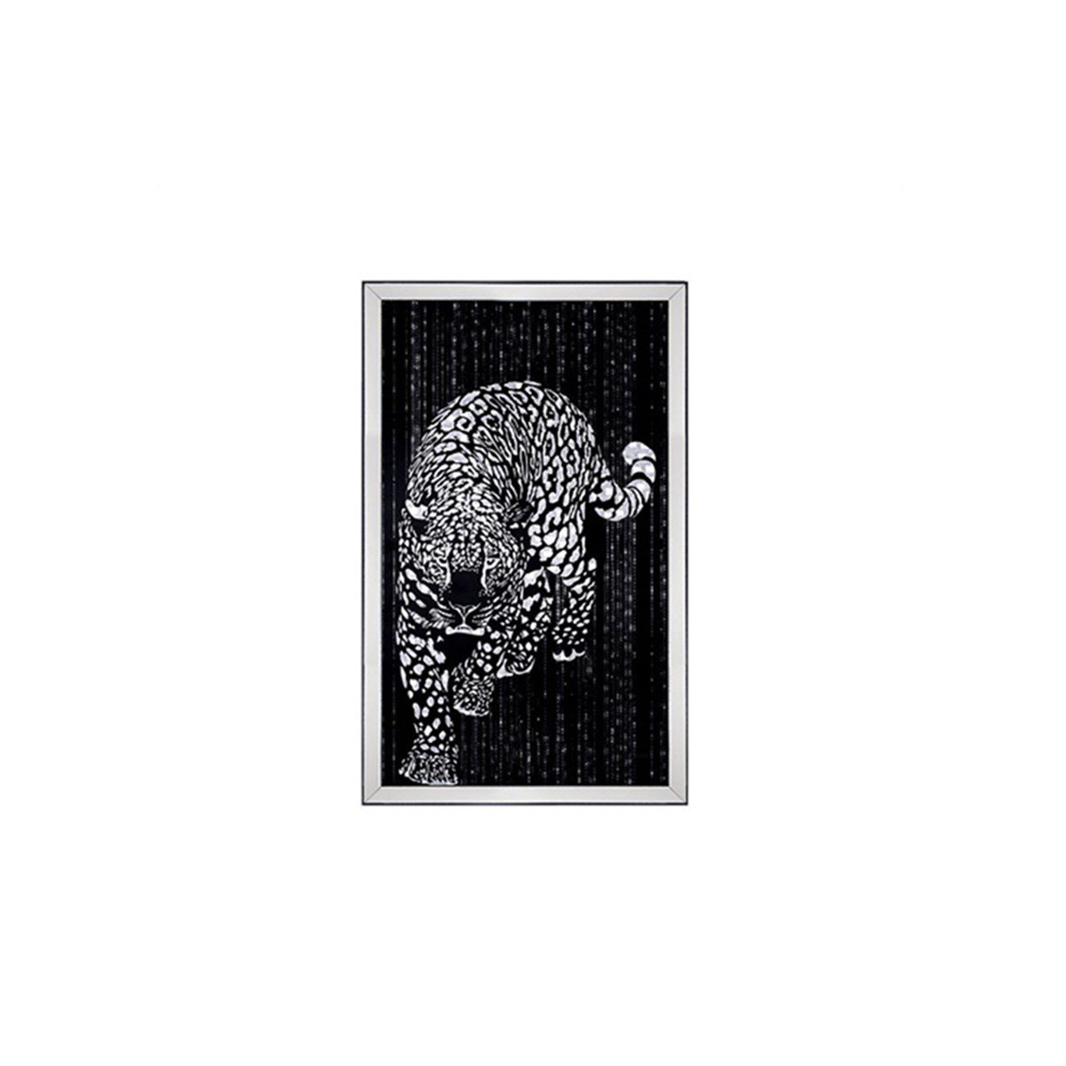 Kaplan (Magic Serisi) - Cam İşleme Özel Efektli Tablo