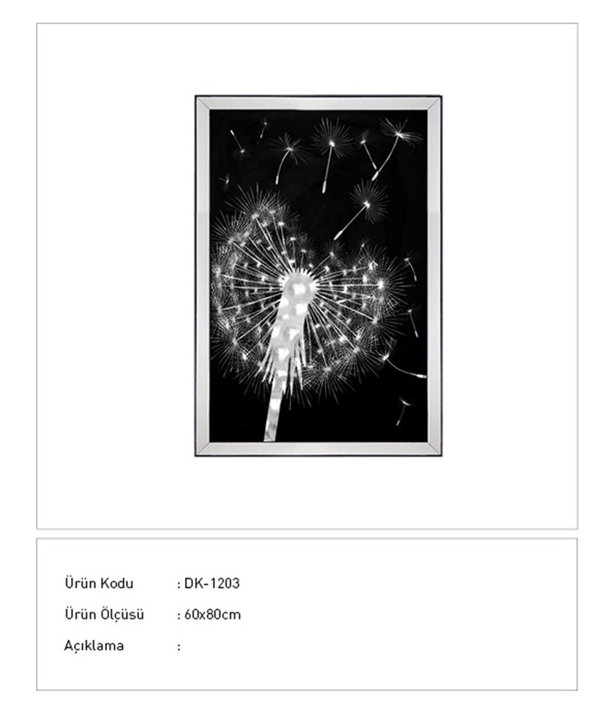 Kaplan (Magic Serisi) - Cam İşleme Özel Efektli Tablo