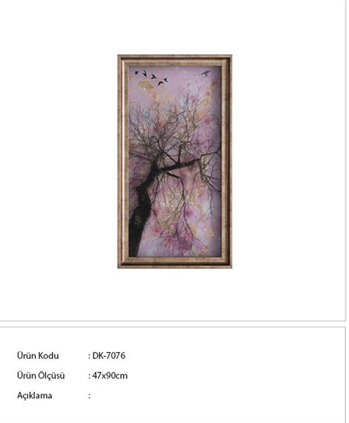 Kelebekler - Cam Üzeri İşleme Tablo