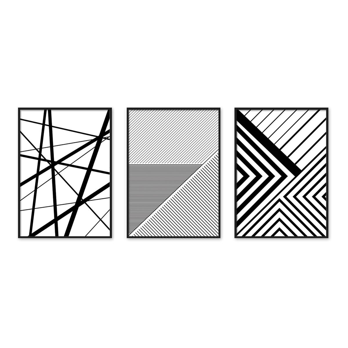 Lines Çerçeveli Poster SetiPosterlerTablolife.com