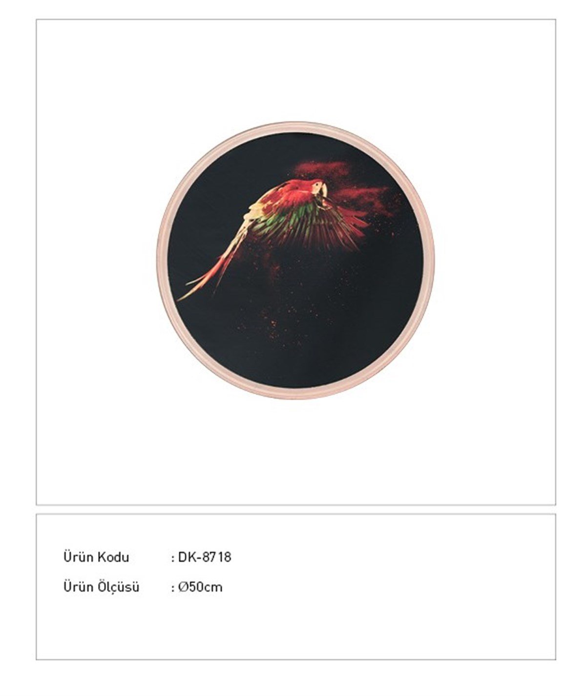 Macaw - Cam Üzeri İşleme Tablo