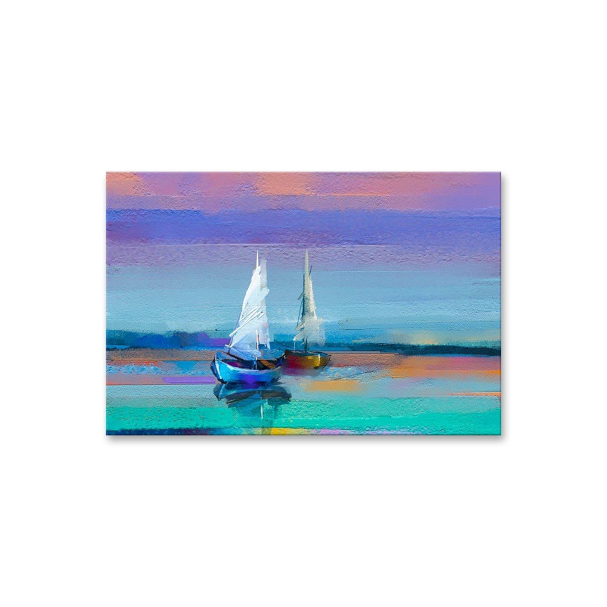 Marinada Gün Batımı - Büyük Boy Kanvas TasbloBüyük Boy Kanvas TablolarTablolife.com