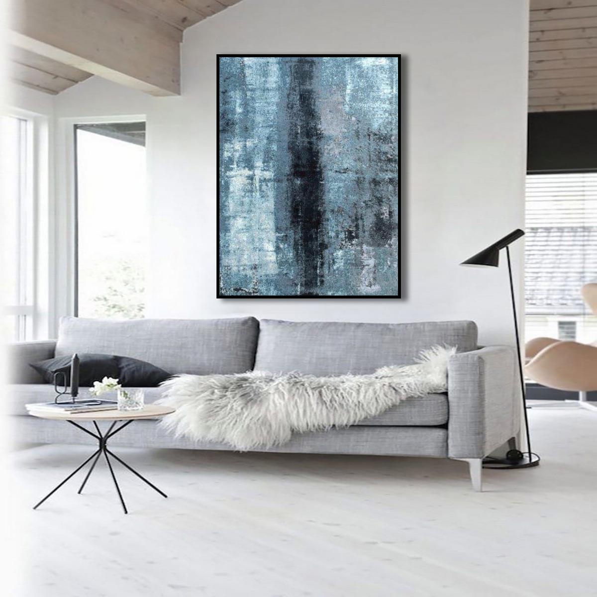 Moana Yağlı Boya Dokulu TabloYağlı Boya Dokulu Soyut TablolarTablolife.com