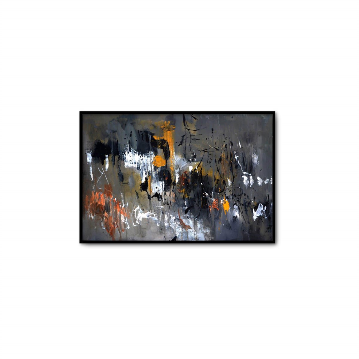 Modern Kabus - Yağlı Boya Dokulu TabloYağlı Boya Dokulu Soyut TablolarTablolife.com