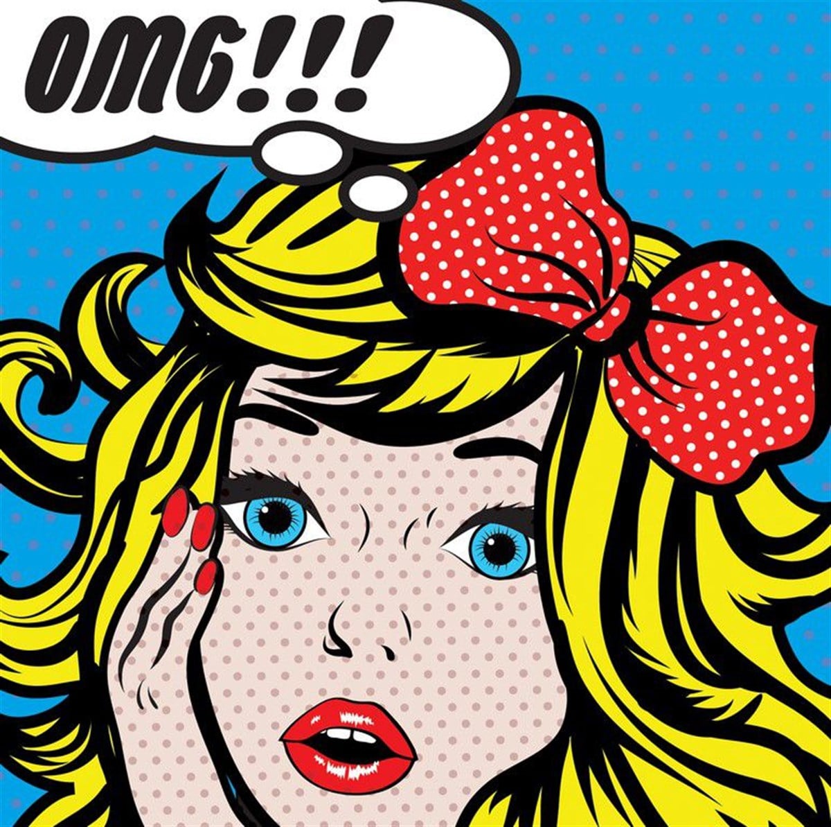 OMG! - Kanvas Tablo