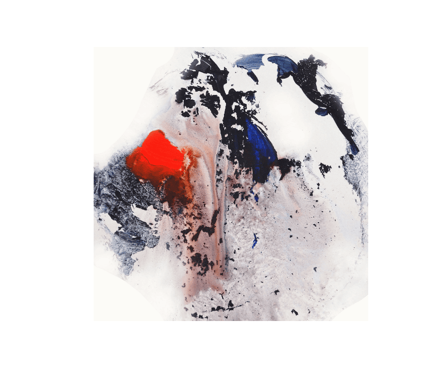 Orange Blow Yağlı Boya Dokulu TabloYağlı Boya Dokulu Soyut TablolarTablolife