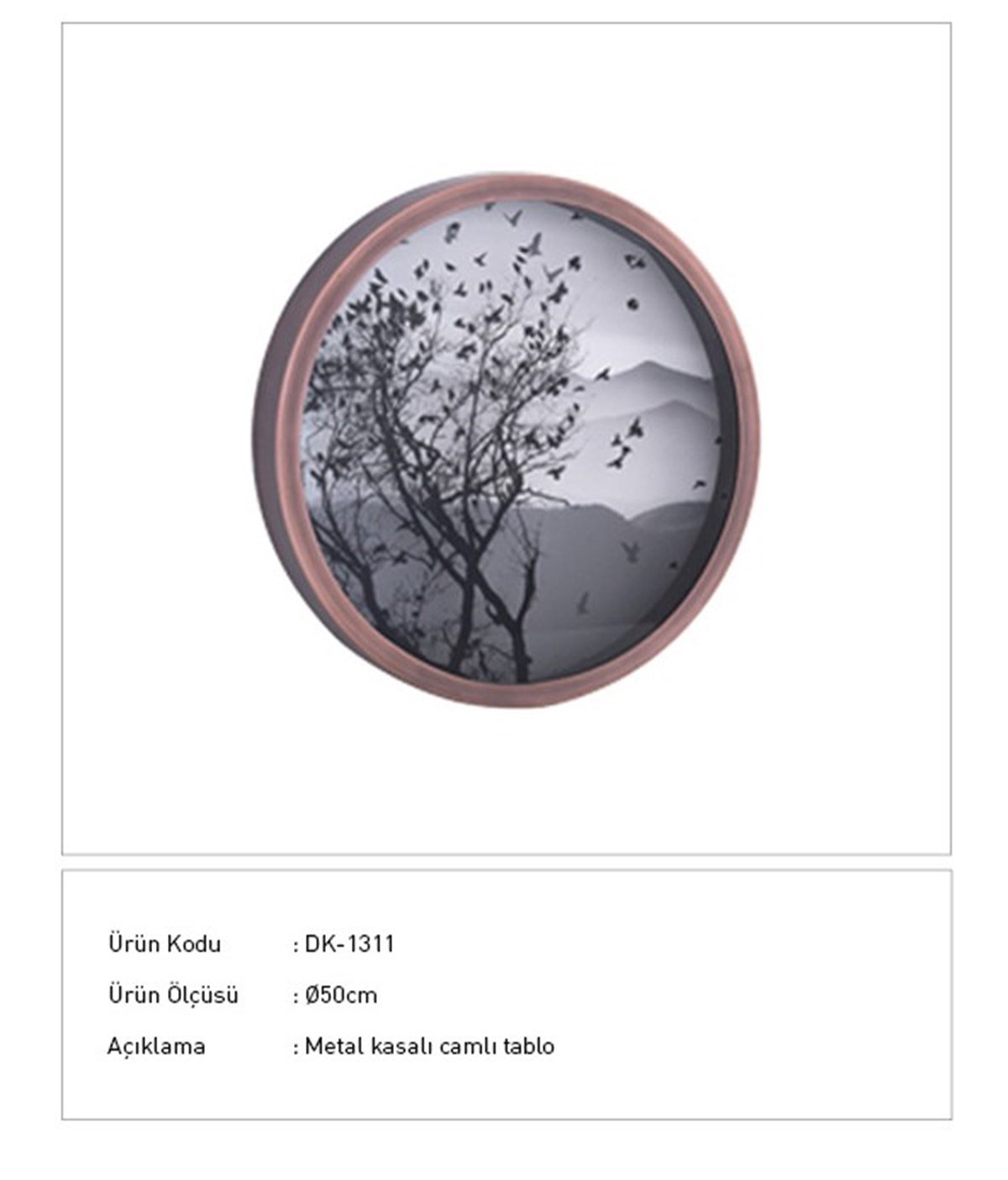 Özgürlüğe Kanat Çırpmak - Cam Üzeri İşleme Tablo