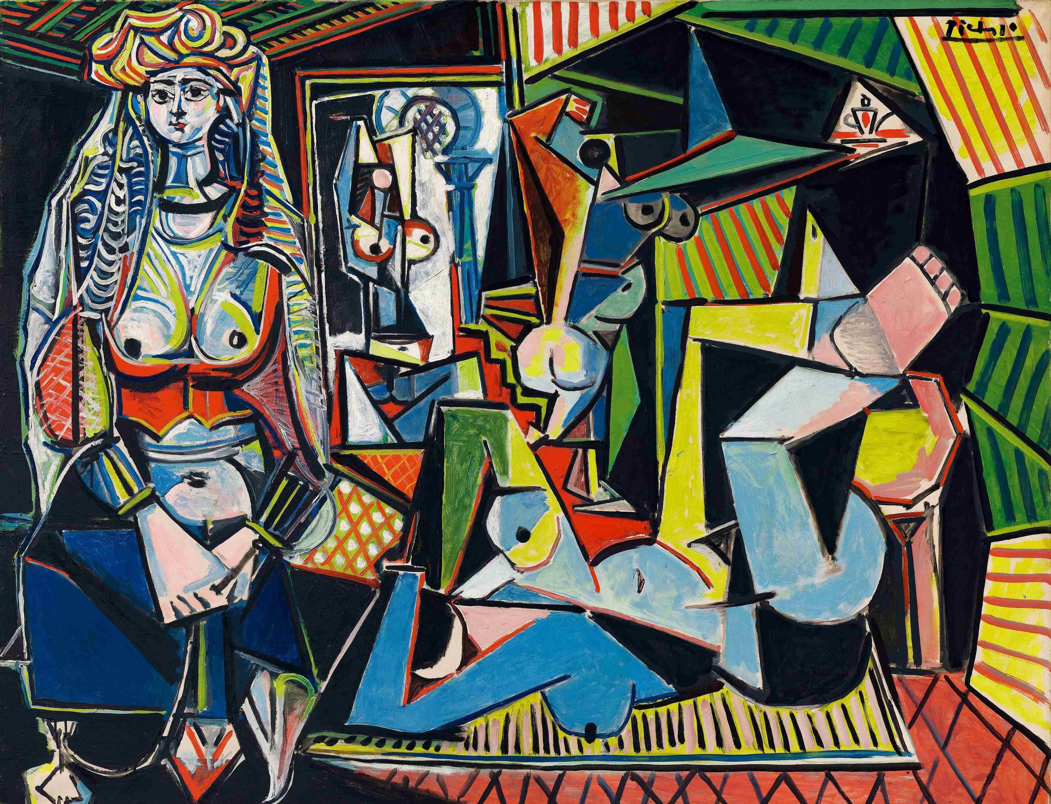Pablo Picasso  Cezayirli Kadınlar Kanvas TabloÜnlü Ressamların TablolarıTablolife