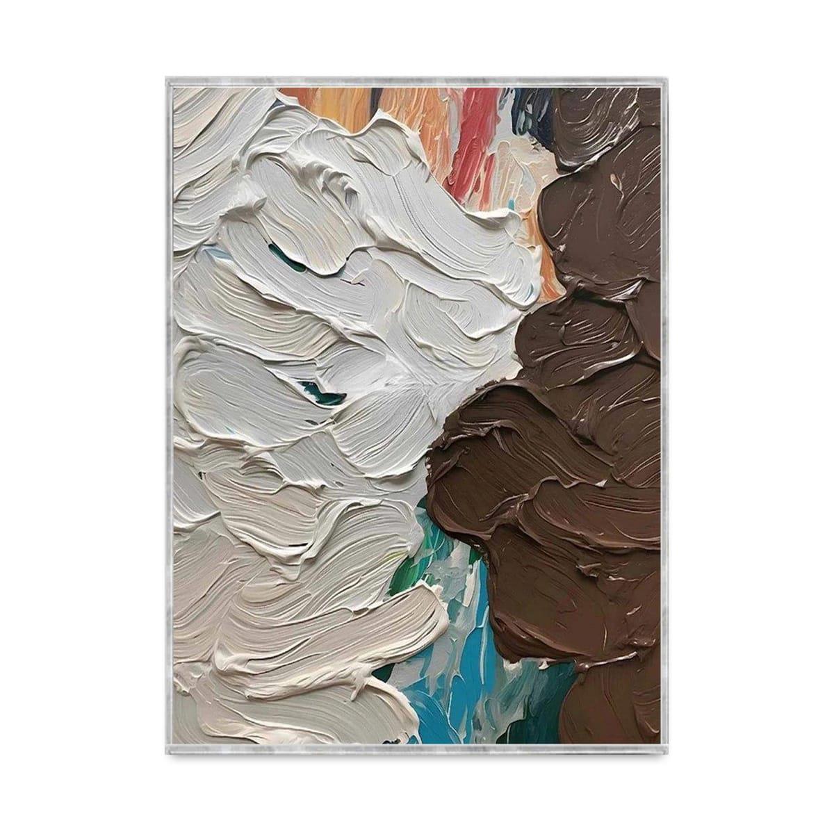 Pastel Dalga 2 3D Yağlı Boya Tablo3D Yoğun Yağlı Boya TablolarTablolife