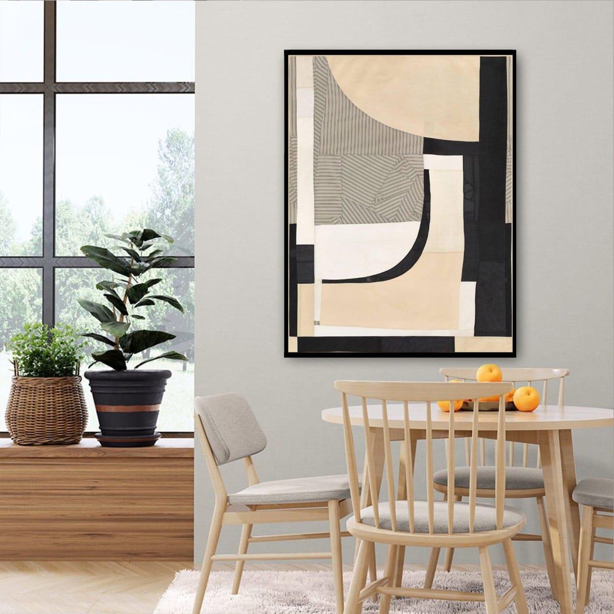 Pola Yağlı Boya Dokulu TabloYağlı Boya Dokulu Soyut TablolarTablolife.com