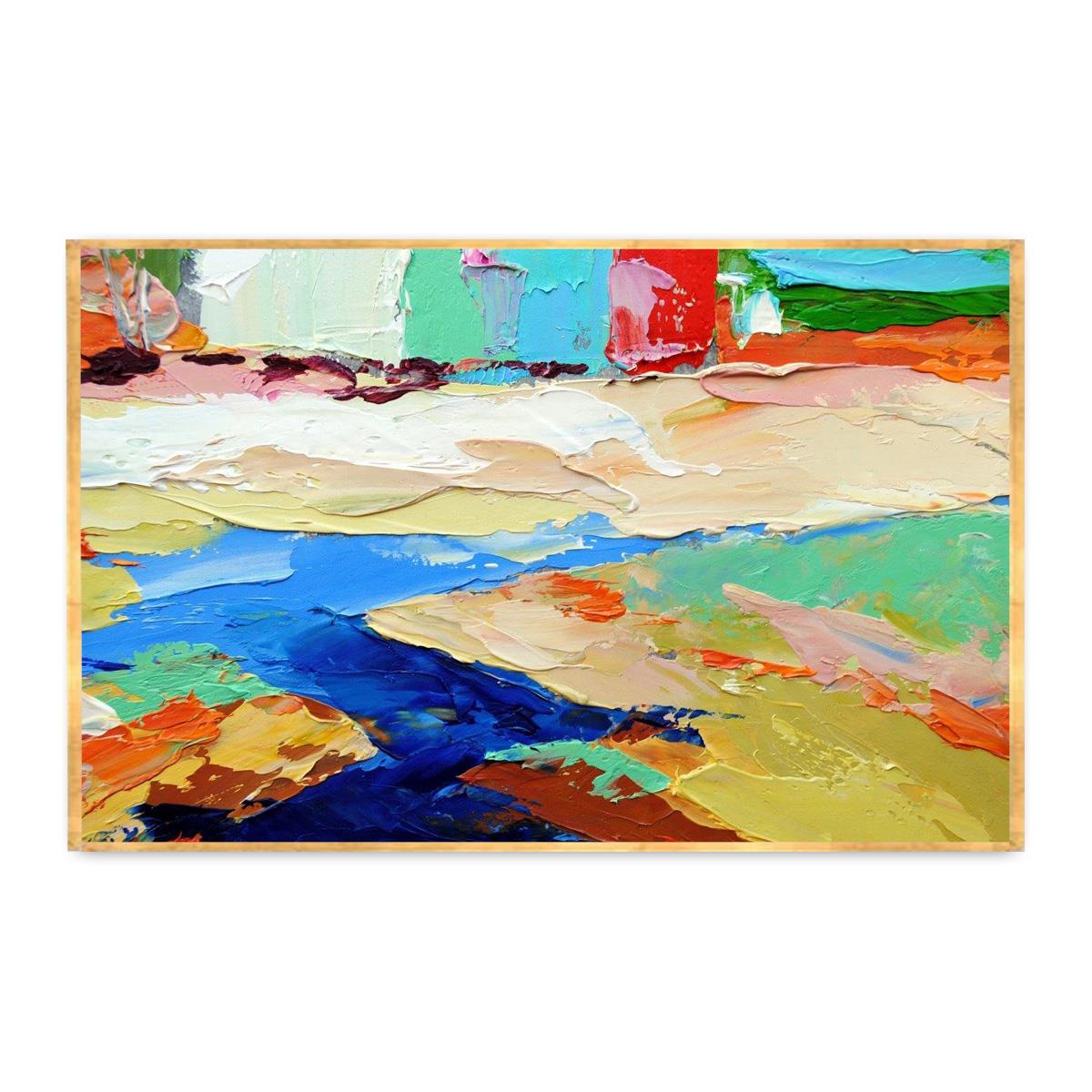 Renk Geçişleri 3D Yoğun Yağlı Boya Tablo3D Yoğun Yağlı Boya TablolarTablolife