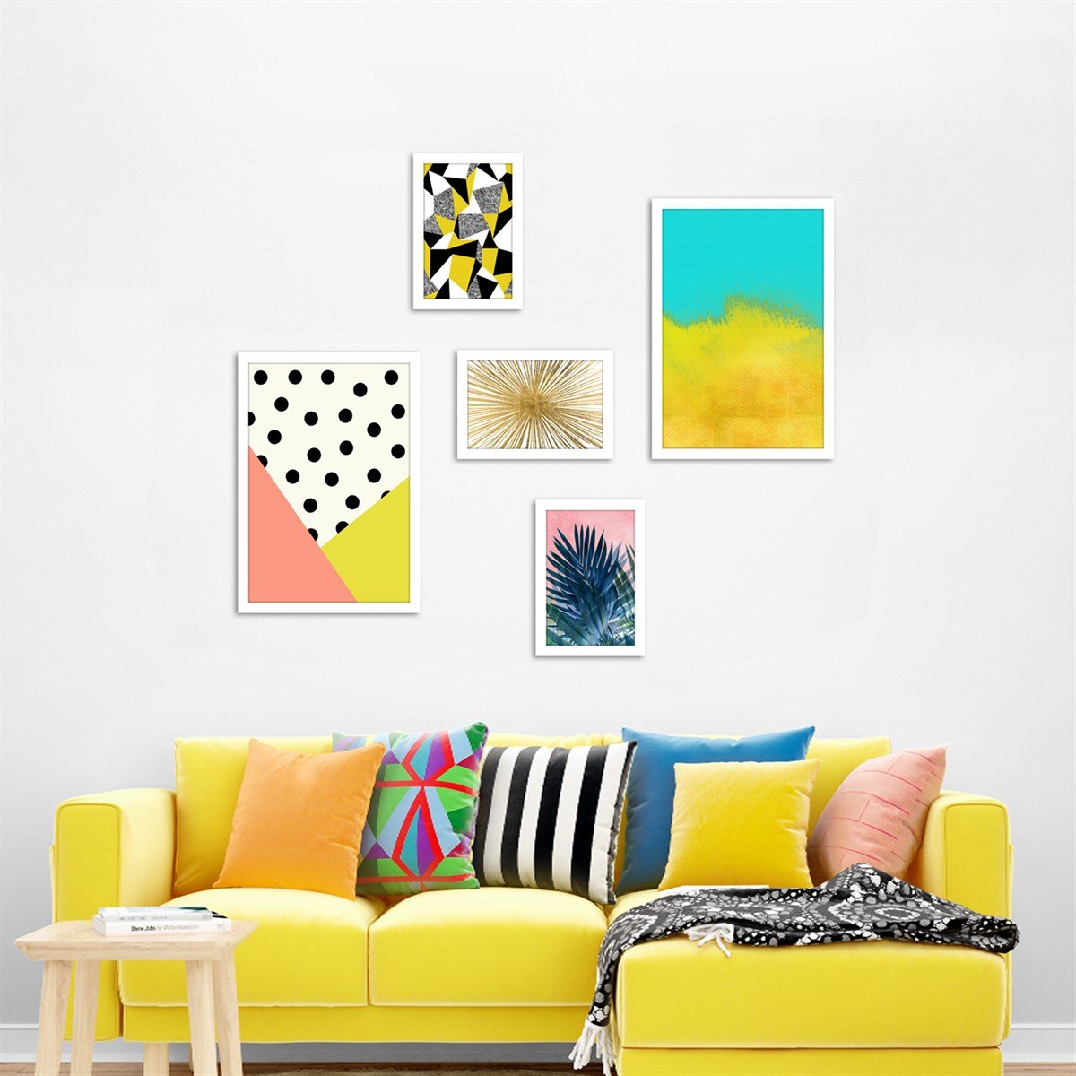 Renkli Çerçeveli Poster SetiPosterlerTablolife.com