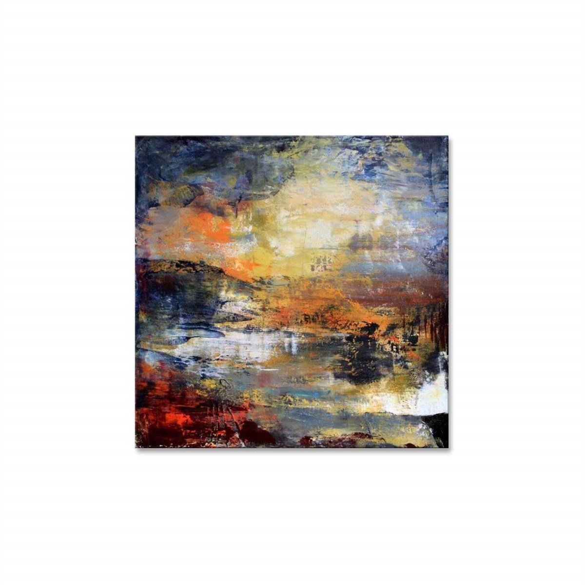 Secret - Yağlı Boya Dokulu TabloYağlı Boya Dokulu Soyut TablolarTablolife.com