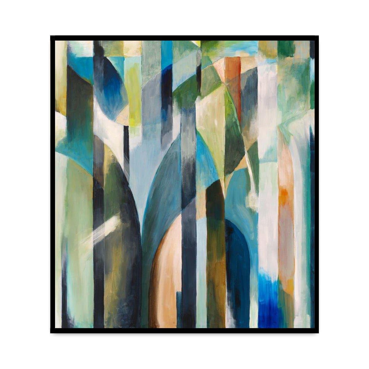 Simultane Yağlı Boya Dokulu TabloYağlı Boya Dokulu Soyut TablolarTablolife