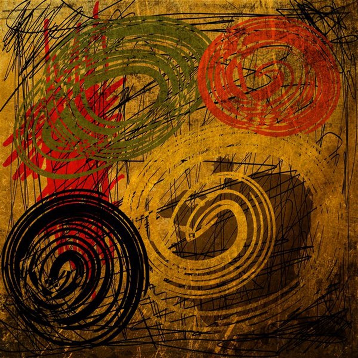 Soyut 28 - Kanvas Tablo