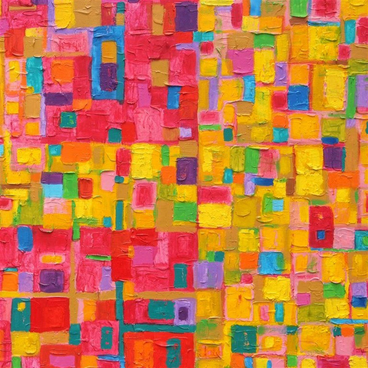 Soyut 77 - Kanvas Tablo