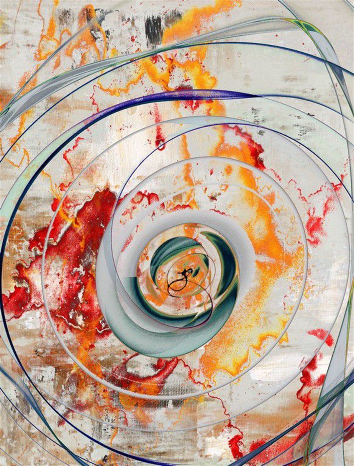 Soyut 86 - Kanvas Tablo