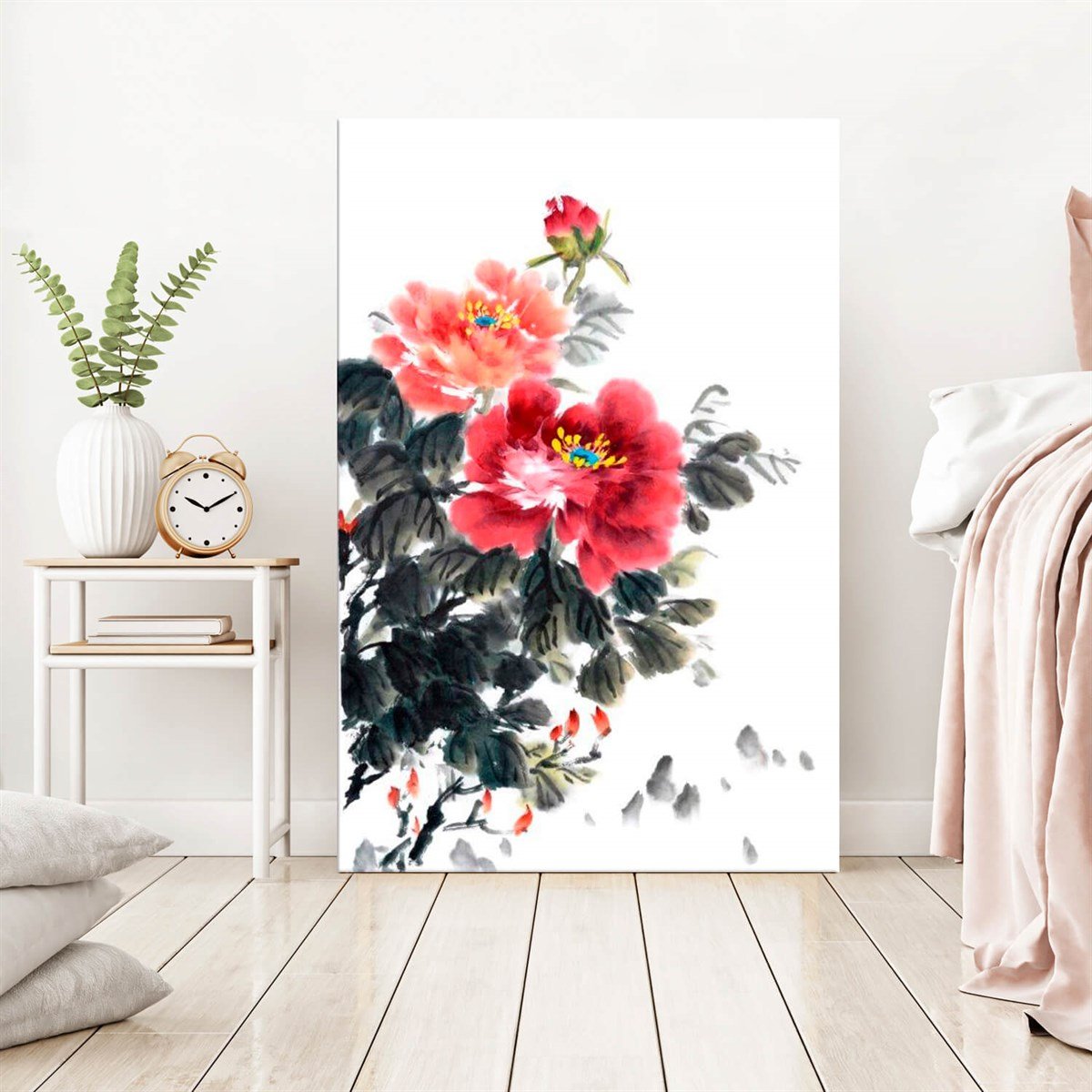 Soyut Karanfil - Büyük Boy Kanvas TabloBüyük Boy Kanvas TablolarTablolife.com