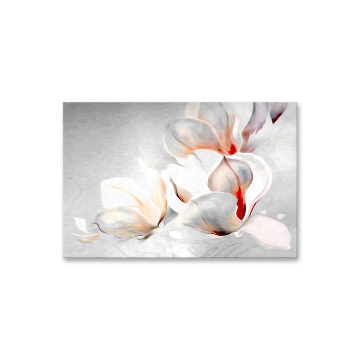 Soyut Orkide Yağlı Boya Dokulu TabloYağlı Boya Dokulu Çiçek TablolarıTablolife.com