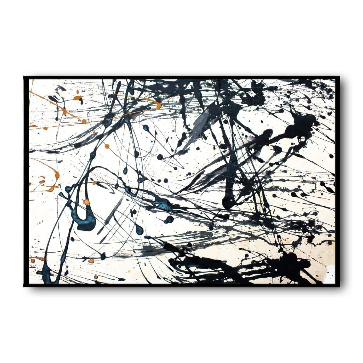 Splashes Of Paint Yağlı Boya Dokulu TabloYağlı Boya Dokulu Soyut TablolarTablolife