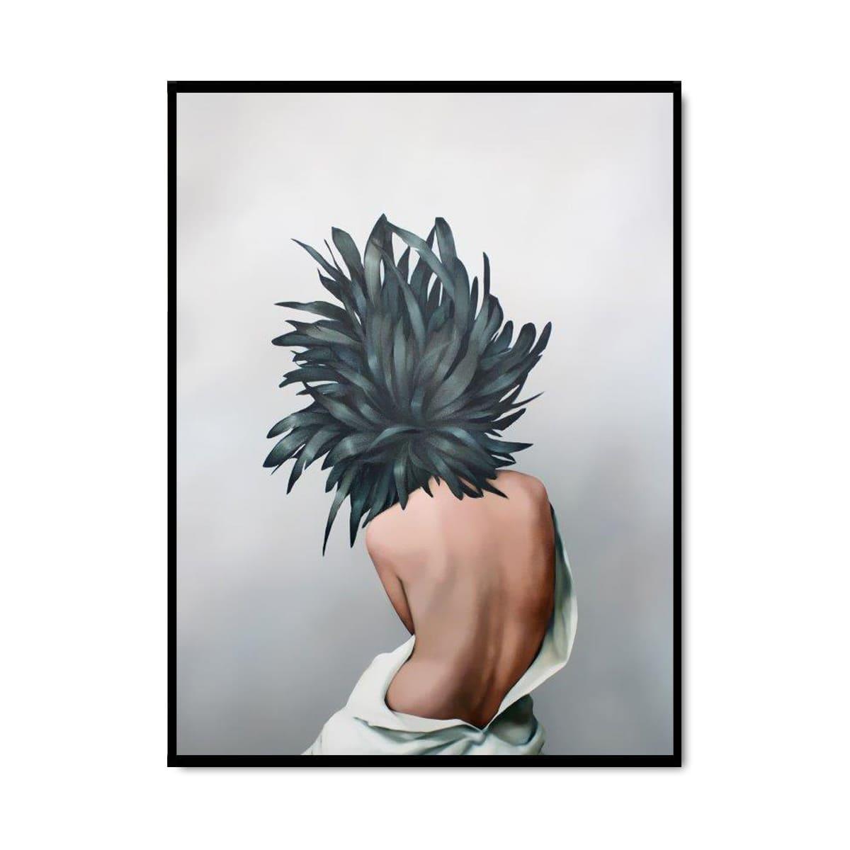 Sürreal Kadın Yağlı Boya Dokulu TabloYağlı Boya Dokulu Kadın Temalı TablolarTablolife