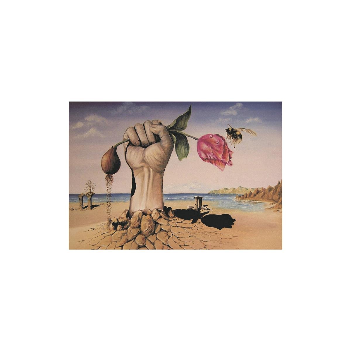 Sürreal Yağlı Boya Dokulu TabloYağlı Boya Dokulu Soyut TablolarTablolife.com