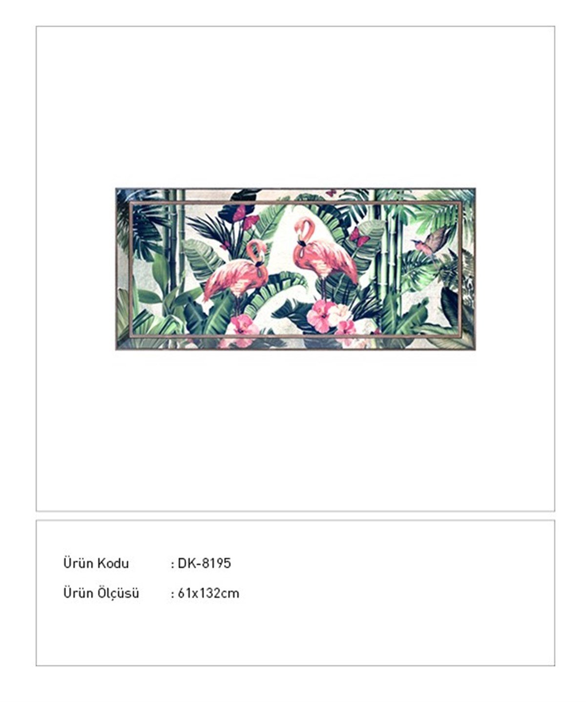 Tavus Kuşu - Cam Üzeri İşleme 2'li Set Tablo