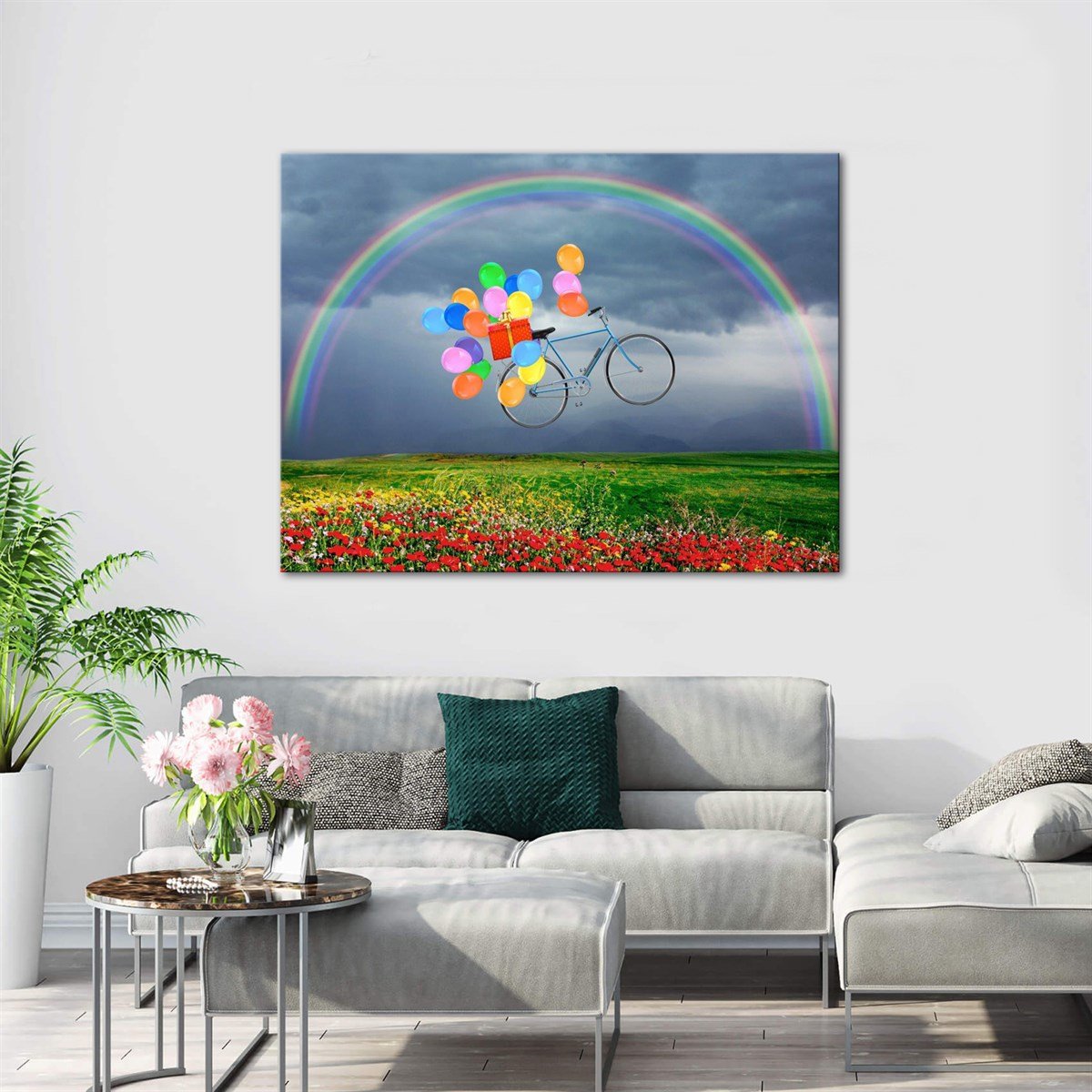 Uçan Bisiklet Kanvas TabloAraçTablolife.com