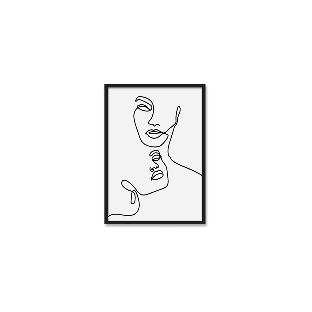 Women's Face Çerçeveli Poster SetiPosterlerTablolife.com