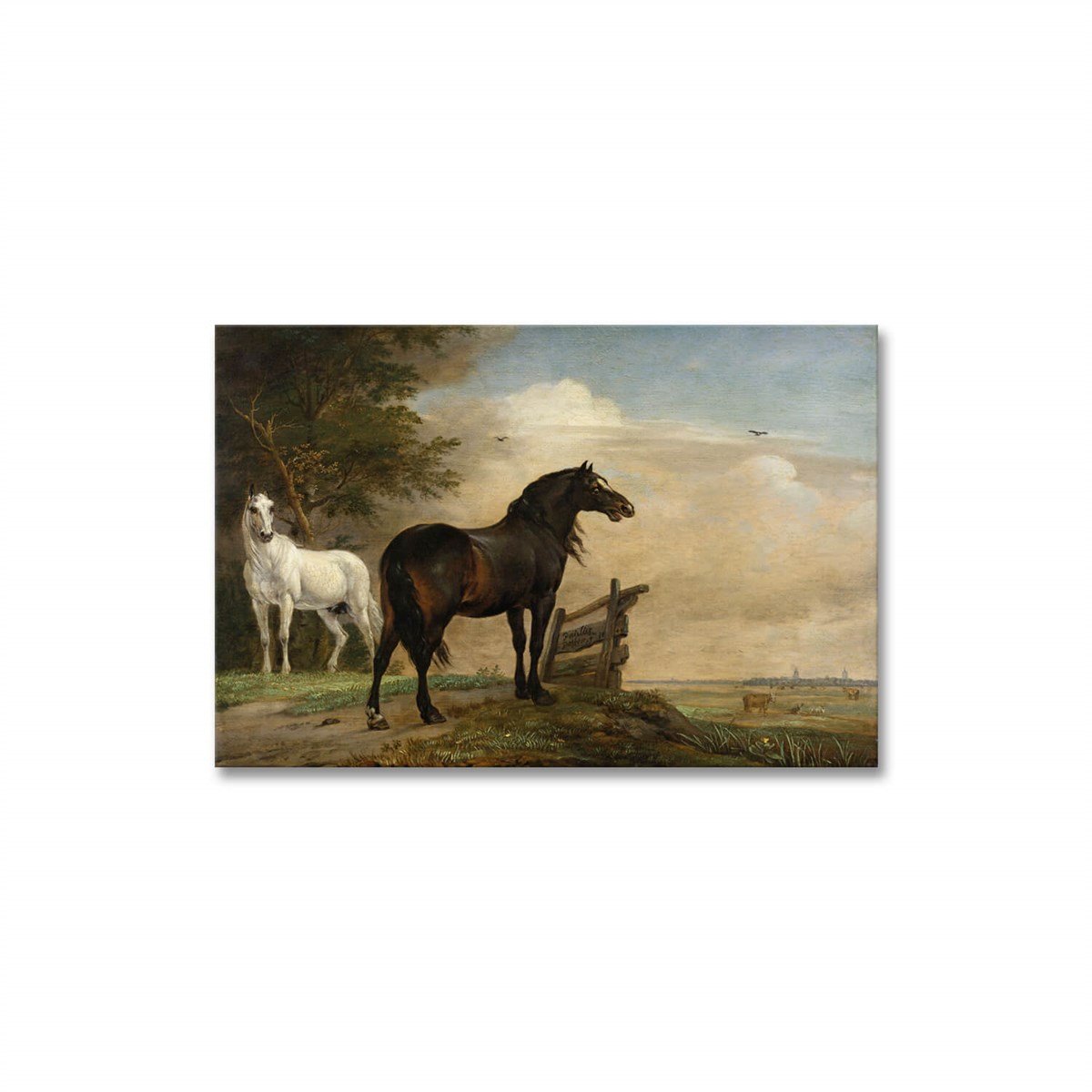 Yılkı - Yağlı Boya Dokulu TabloYağlı Boya Dokulu Soyut TablolarTablolife.com