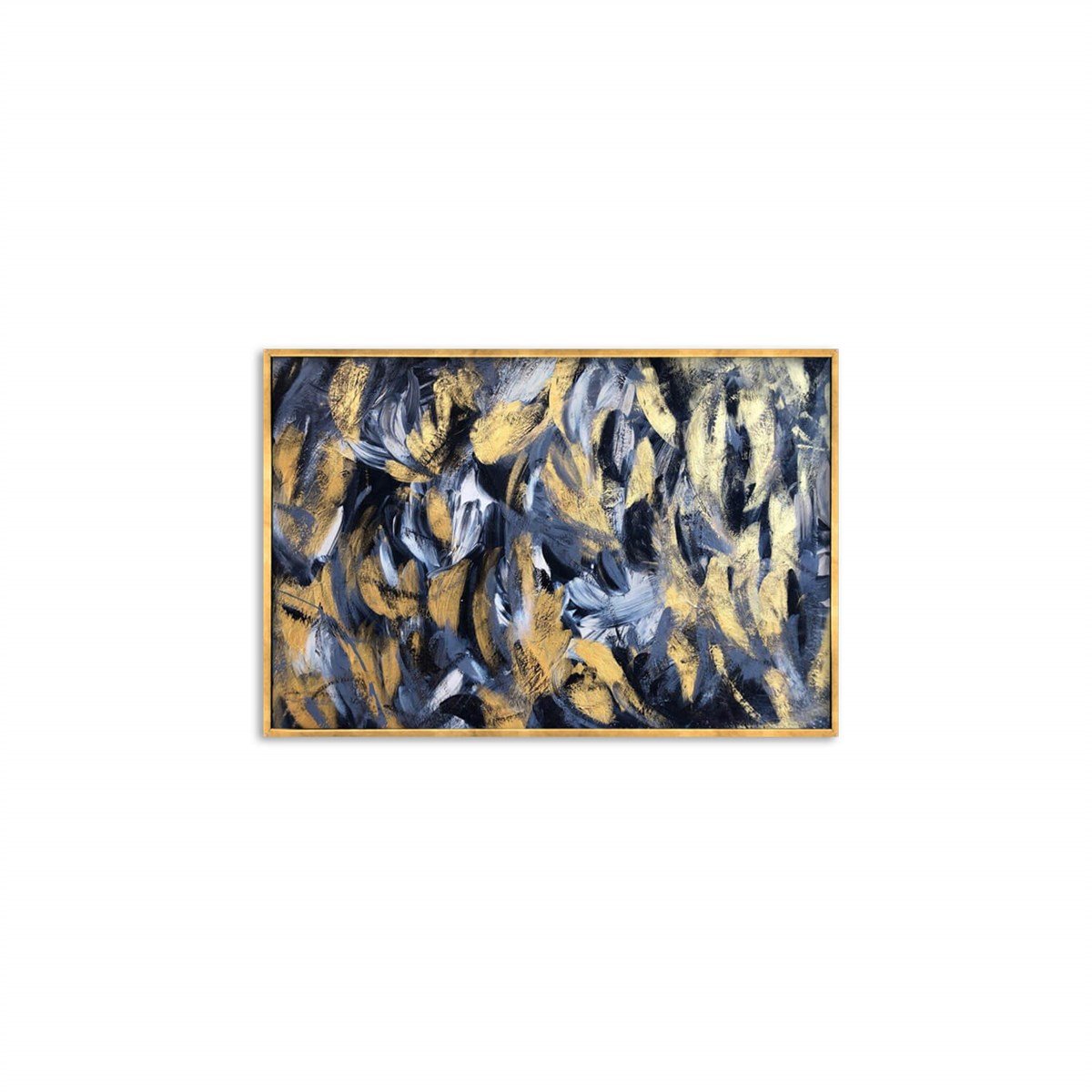 Zorom - Yağlı Boya Dokulu TabloYağlı Boya Dokulu Soyut TablolarTablolife.com