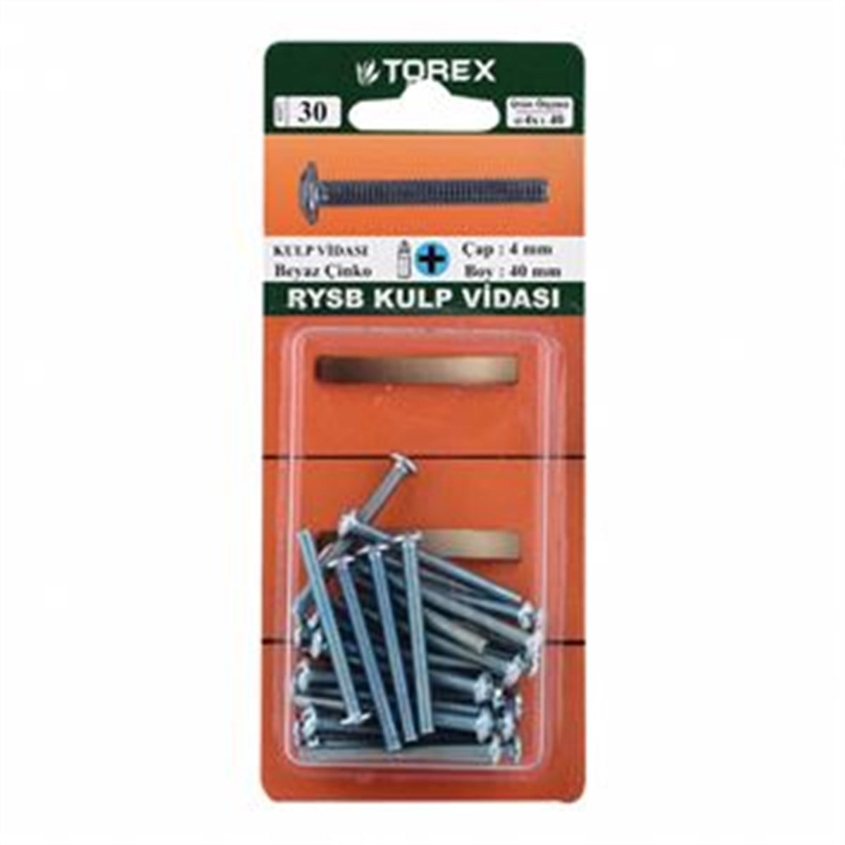 4X40 RYSB KULP VİDASI