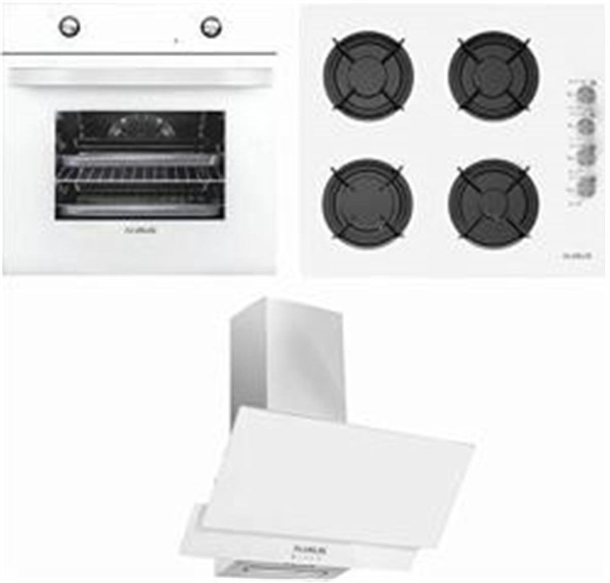 ALVEUS 3 LÜ SET 2 BEYAZ MFA604 FIRIN GLS640 OCAK F17 DA