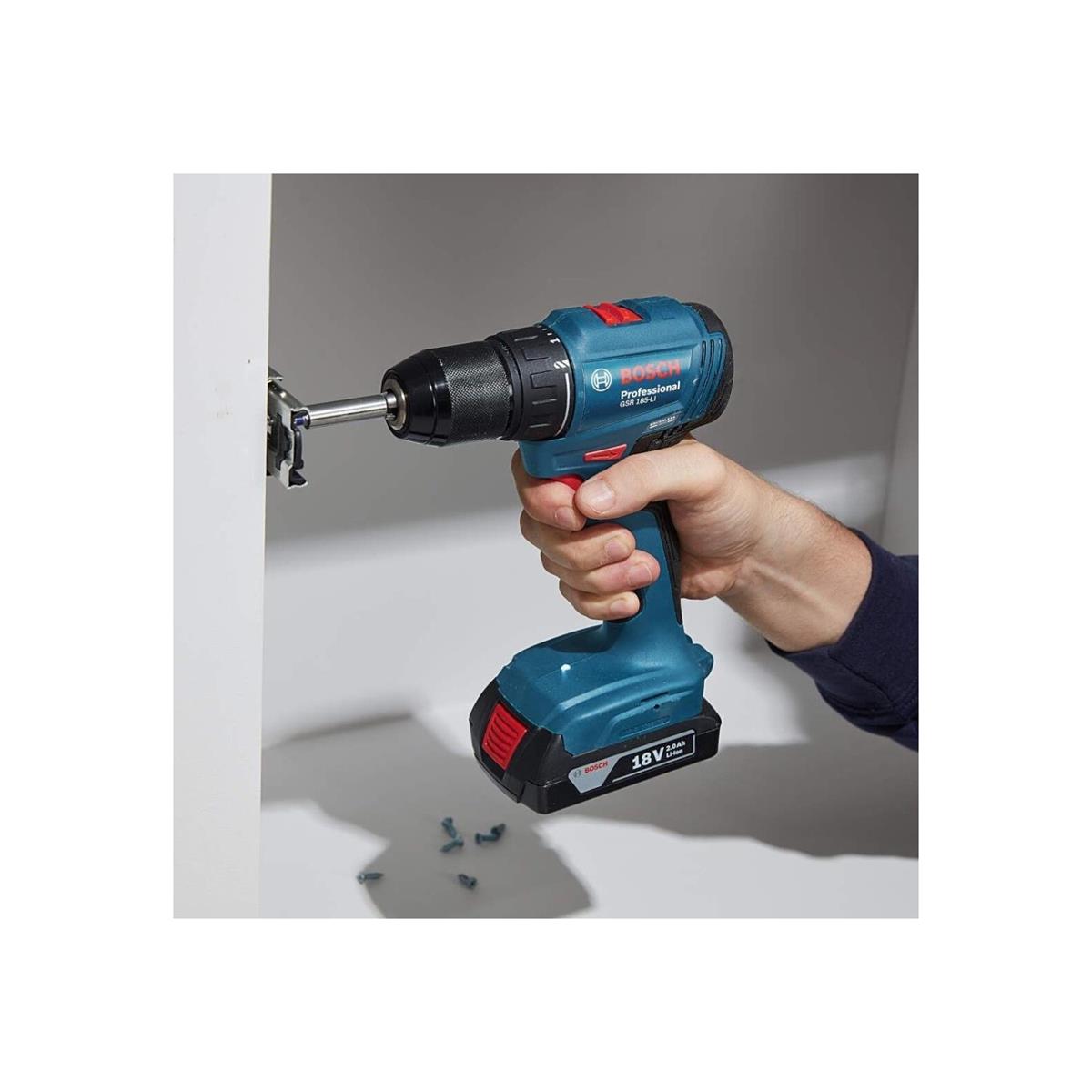 Bosch Gsr 185 Li 2X2.0 Ah Akülü Delme Vidalama