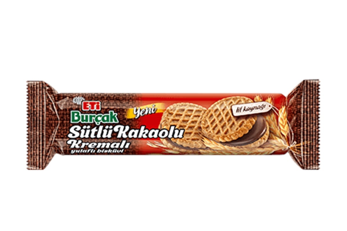 ETİ BURÇAK SÜTLÜ KAKAO KREMALI 100G