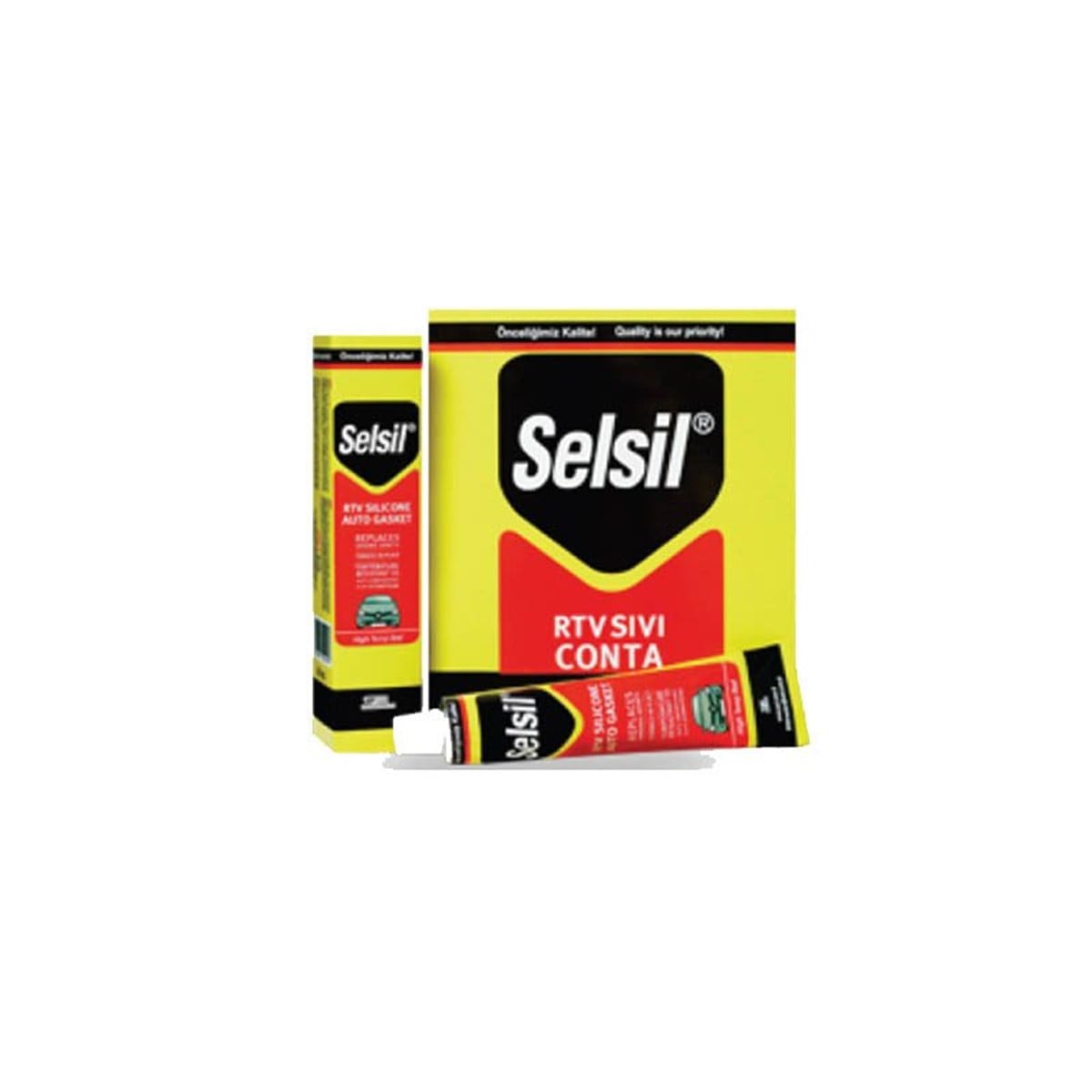 SELSİL RTV SIVI CONTA KIRMIZI 50 ML
