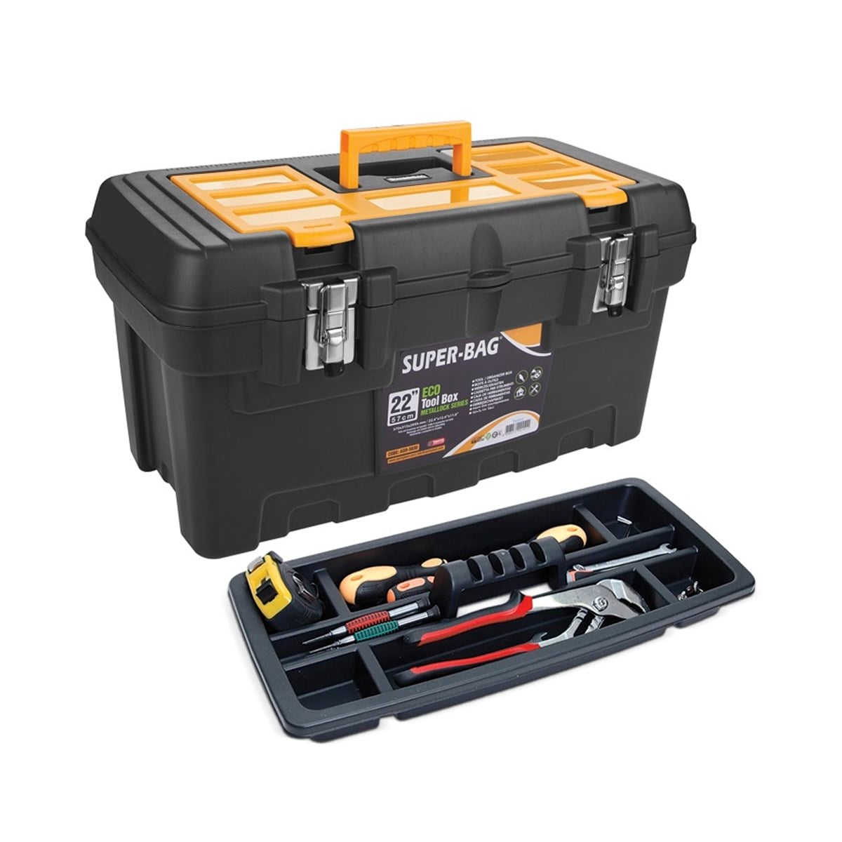 SUPER-BAG 5030 METAL KİLİTLİ TAKIM ÇANTASI 22'' EKO